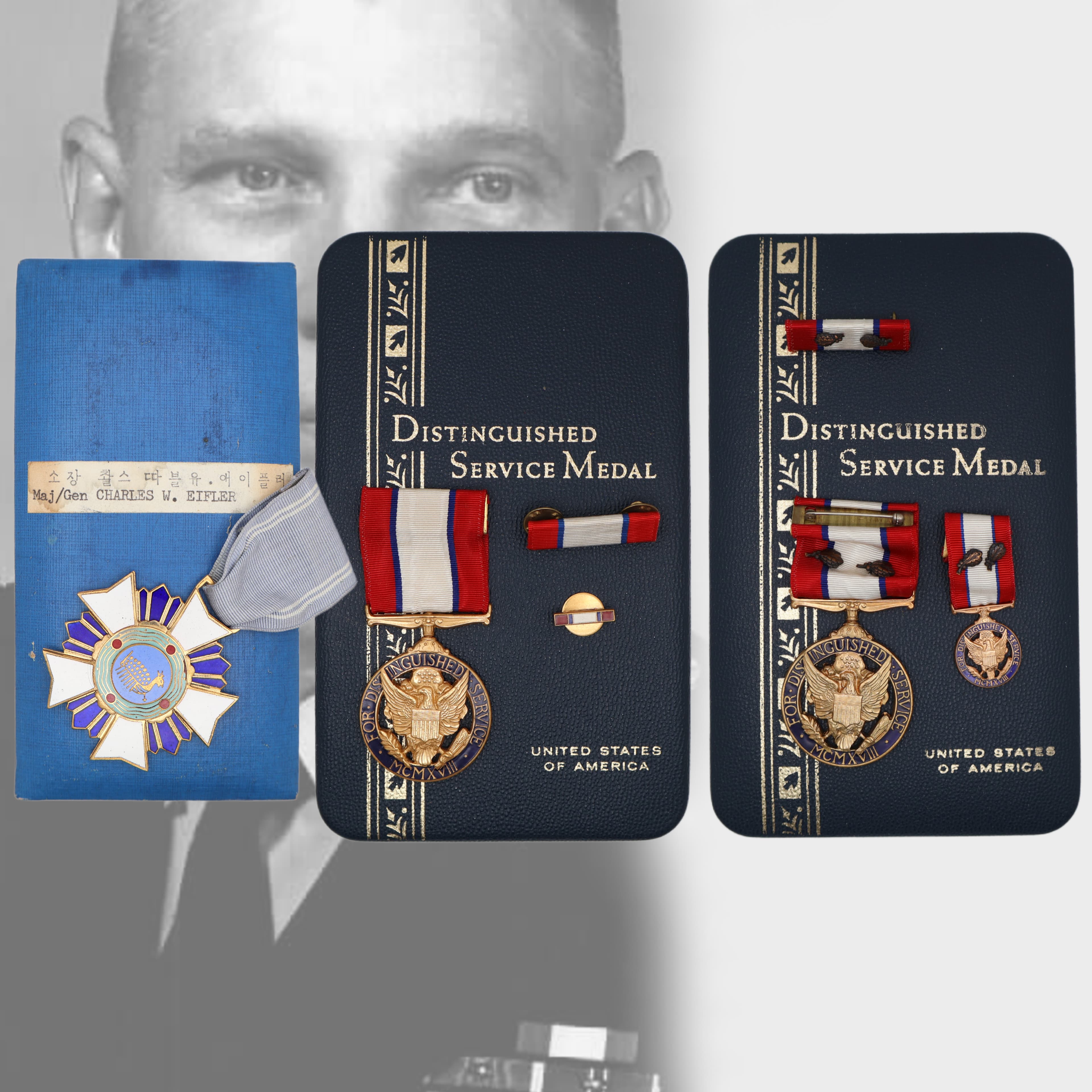 USA & Korea Group of Three to Maj. Gen. Charles W. Eifler, U.S. Army Missile Command