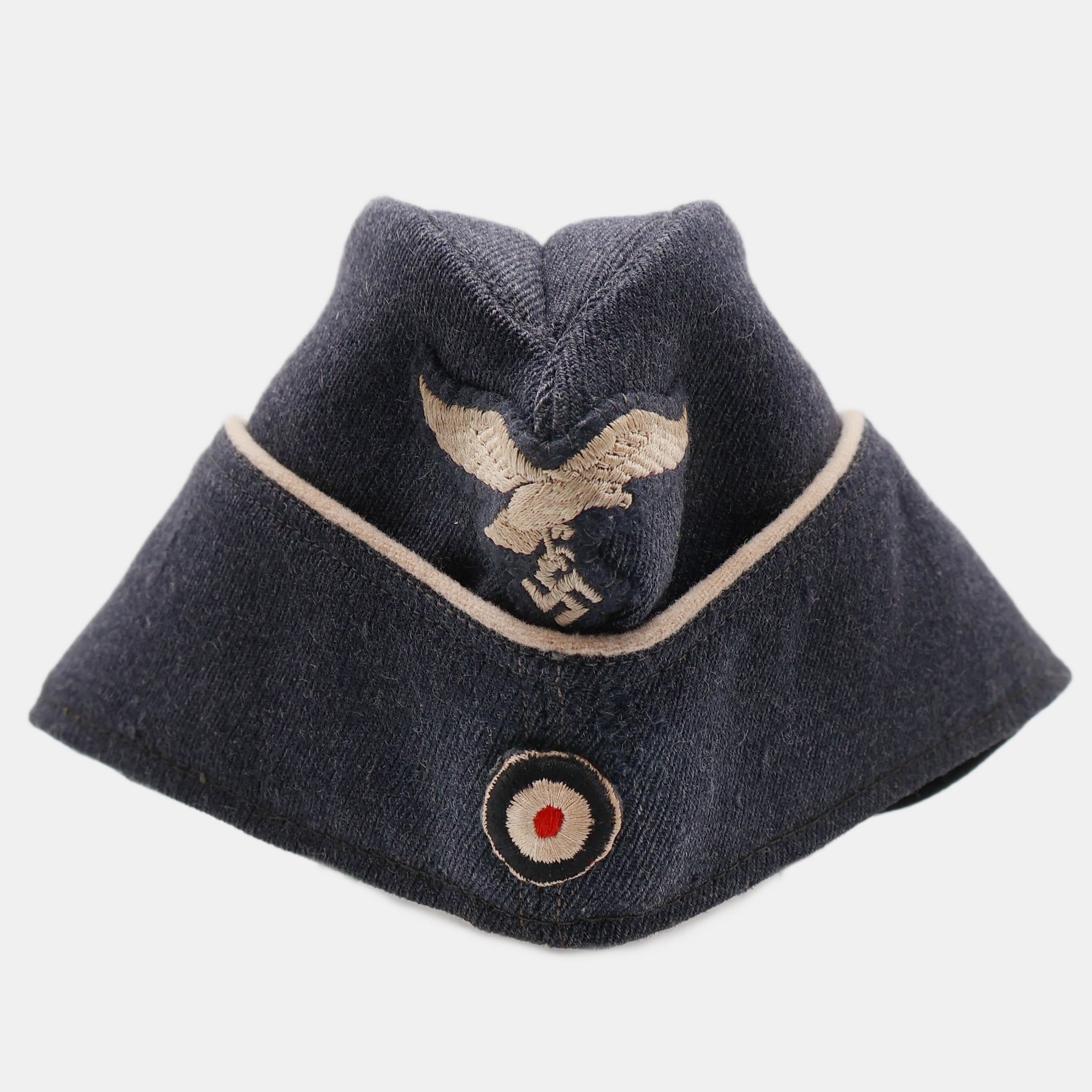 German WWII Luftwaffe Herman Goering Division Officer's Overseas Cap