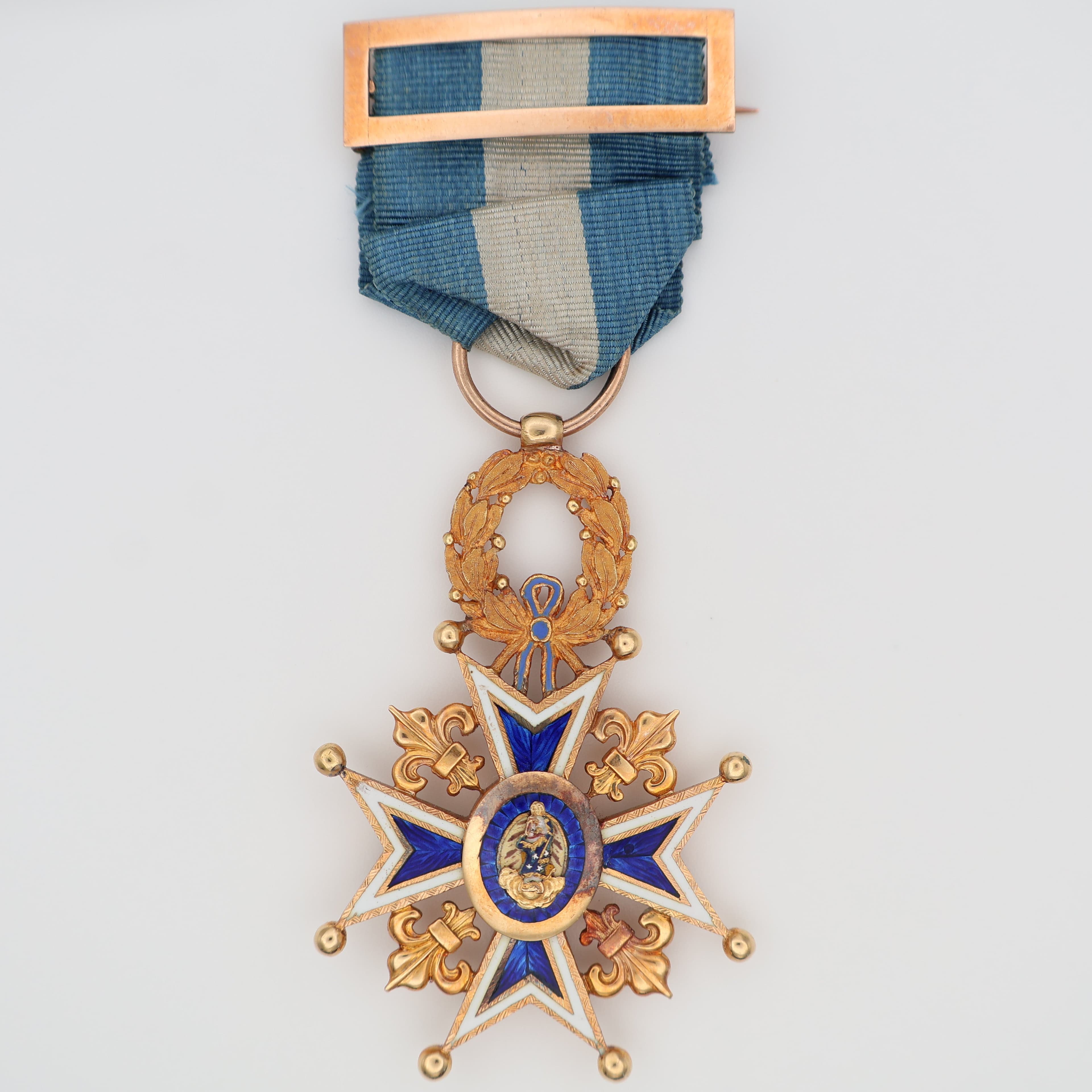 Spain Order of Charles III Knight, C. 1846. 18k Gold