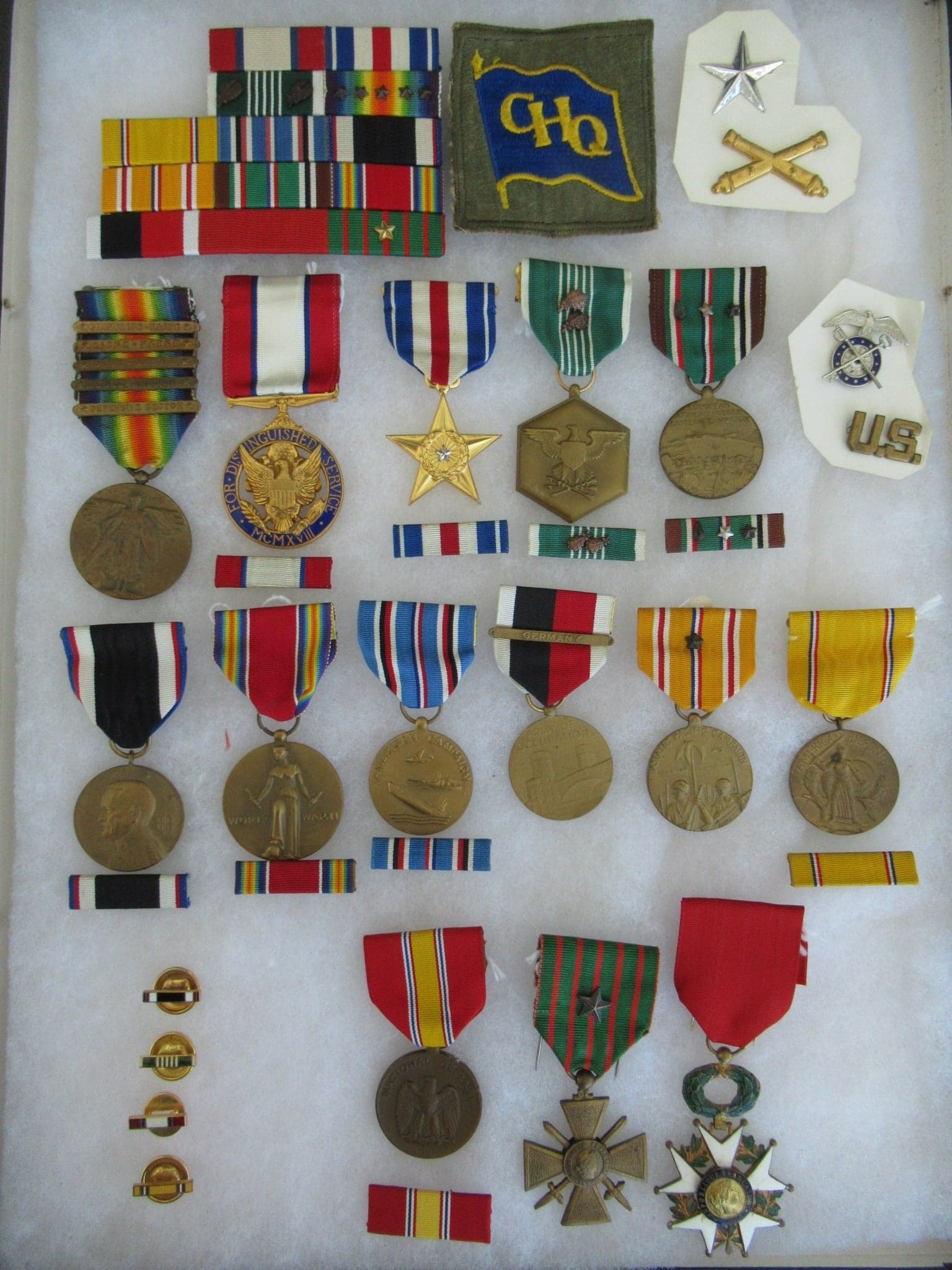 USA GROUP OF MEDALS DOCUMENTS BELONGING TO BRIG. GEN. HUGH B. HESTER.